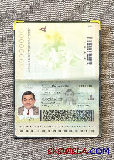 Ekwador zdjęcie do paszportu pliki PSD, skan i fotografowany obraz